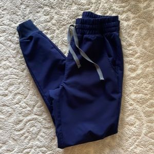 Figs navy Zamora jogger high waisted